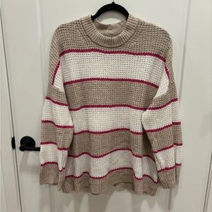 AE Striped oversized sweater